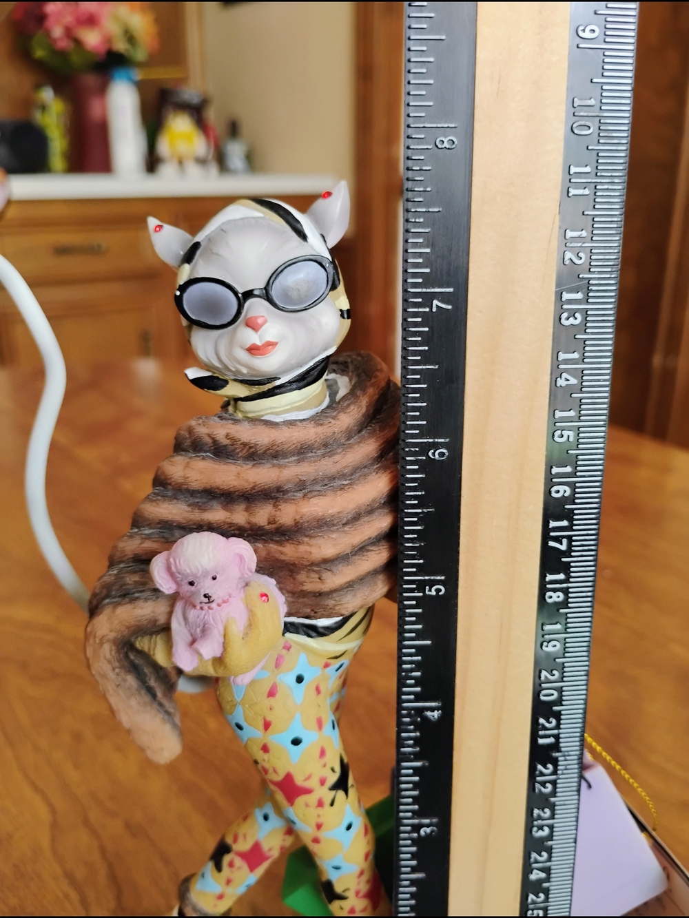 Margaret Le Van "Kitty-O" Handcrafted Ceramic Cat Figurine By Artisan Flair Inc - Picture 9 of 11